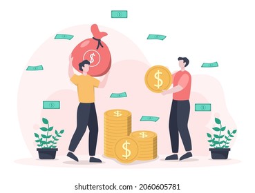 Mortgage Loan Debt Instruments that are Secured by Property Assets such as Real estate Services, Rent, Buying Home or Auction House. Background Vector illustration