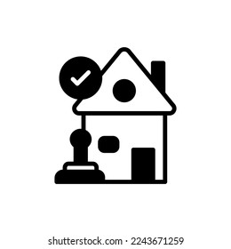 Mortgage Loan icon in vector. Logotype
