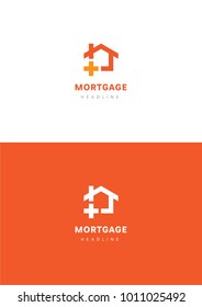 Mortgage logo template.