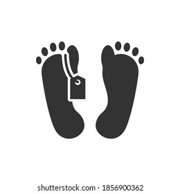 mortuary dead icon vector illustration