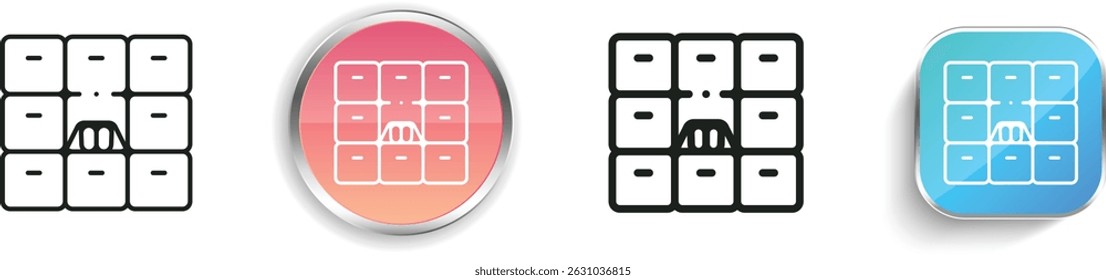 mortuary icon. Thin Linear, Regular and Button Style Design Isolated On White Background