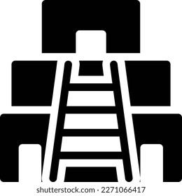 mortuary Vector illustration on a transparent background. Premium quality symmbols. Glyphs vector icons for concept and graphic design.