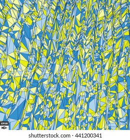 Mosaic. Abstract Background. Polygonal Vector Illustration. 