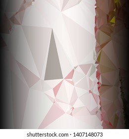Mosaic abstract background with triangles and dark sides