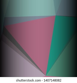 Mosaic abstract background with triangles and dark sides
