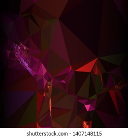 Mosaic abstract background with triangles and dark sides