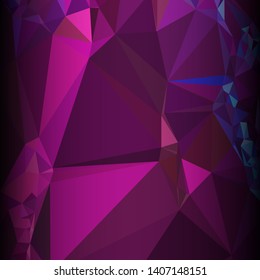 Mosaic abstract background with triangles and dark sides