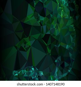 Mosaic abstract background with triangles and dark sides