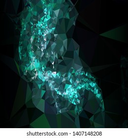 Mosaic abstract background with triangles and dark sides