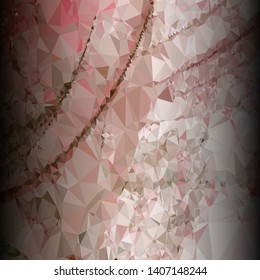 Mosaic abstract background with triangles and dark sides