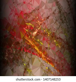 Mosaic abstract background with triangles and dark sides