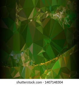 Mosaic abstract background with triangles and dark sides