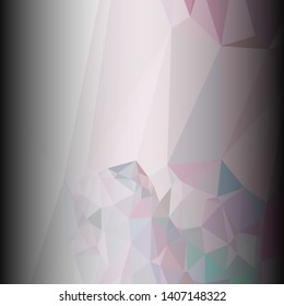 Mosaic abstract background with triangles and dark sides