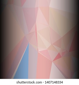 Mosaic abstract background with triangles and dark sides