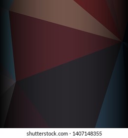Mosaic abstract background with triangles and dark sides