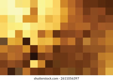 Mosaic Abstract in Gold colors Background