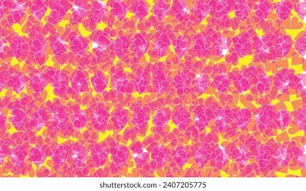 Mosaic, abstract postcards. Simple, flat design. Patterns and backgrounds. Perfect for poster, cover, banner.