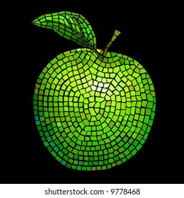 Mosaic apple