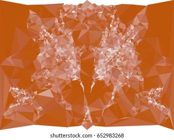 Mosaic backdrop with triangles. Abstract geometric low polygonal background. Design element for book covers, presentations layouts, title backgrounds. Vector clip art.