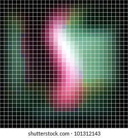 Mosaikaner Hintergrund. Abstrakte Vektorgrafik.