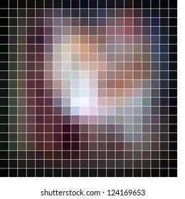 Mosaic background. Abstract vector illustration.