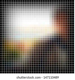 Mosaic background. Abstract vector illustration.