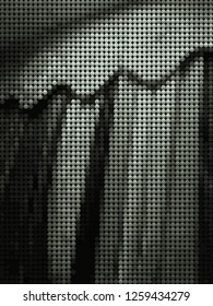 mosaic background ,achromatic interior