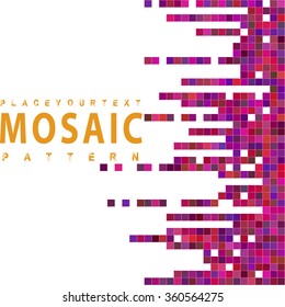 Mosaic background for any information