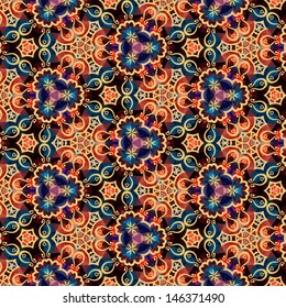 Mosaic background based on polygons and lace