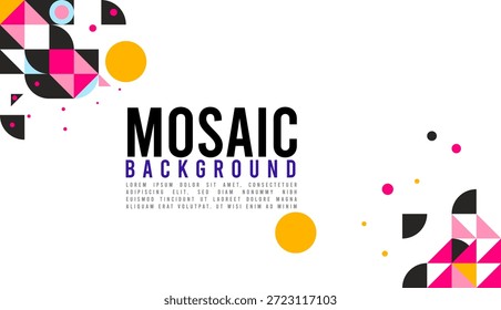 Fondo de mosaico. se puede utilizar para el Diseño web. fondo de Web