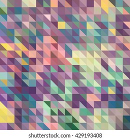 Mosaic Background, Creative Design Templates,triangle abstract, Business brochure template.