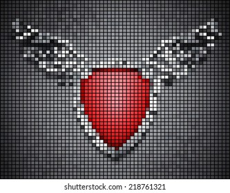 Mosaic background. EPS10 vector