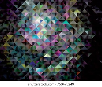 Mosaic background.  Geometric low polygonal illustration. Design element for book covers, presentations layouts, title backgrounds. Vector clip art.