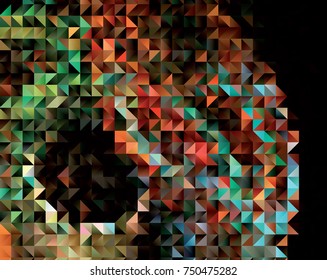 Mosaic background.  Geometric low polygonal illustration. Design element for book covers, presentations layouts, title backgrounds. Vector clip art.