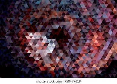 Mosaic background.  Geometric low polygonal illustration. Design element for book covers, presentations layouts, title backgrounds. Vector clip art.