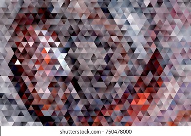 Mosaic background.  Geometric low polygonal illustration. Design element for book covers, presentations layouts, title backgrounds. Vector clip art.