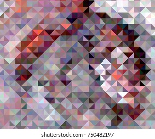 Mosaic background.  Geometric low polygonal illustration. Design element for book covers, presentations layouts, title backgrounds. Vector clip art.