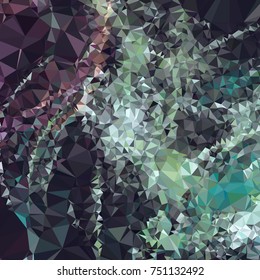 Mosaic background.  Geometric low polygonal illustration. Design element for book covers, presentations layouts, title backgrounds. Vector clip art.