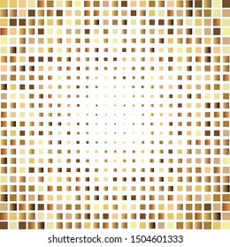 Mosaic background of golden glitter