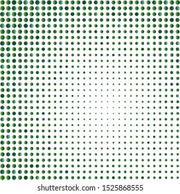 Mosaic background of green glitter