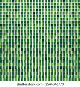 Mosaic background of green glitter