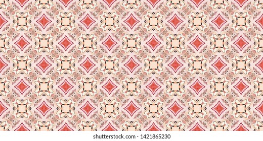 Mosaic background islamic seamless pattern texture. Decorative pattern ornamental multicolor