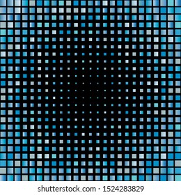 Mosaic background of light blue glitter