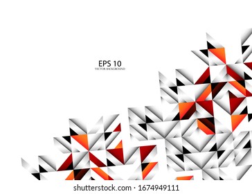 Mosaic background, multi-colored blocks, white place for text. Material style.