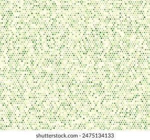 Mosaic background. Multicolored geometric elements of varied size. Plain hexagon frames. Small hexagon shapes. Tileable pattern. Seamless vector illustration.