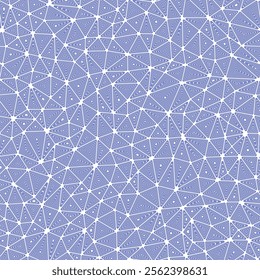 Mosaic background. Multiple repeated inner triangles. Compact triangles size. Solid Color style. Seamless pattern. Artistic vector tiles. Beautiful vector illustration.