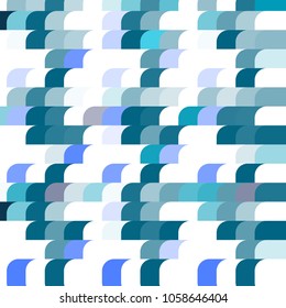 Mosaic background. Overlapping small round pieces. Colorful ornamental decorative texture. Vector abstract geometric background with circles for decoration, paper packaging, textile design, covers.