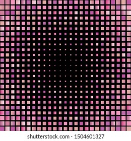 Mosaic background of pink glitter