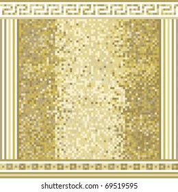 Mosaic background in Roman style