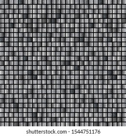 Mosaic background of silver glitter